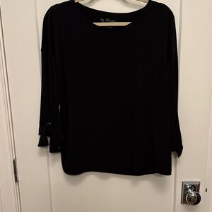 Chico's Black Long Sleeve Top